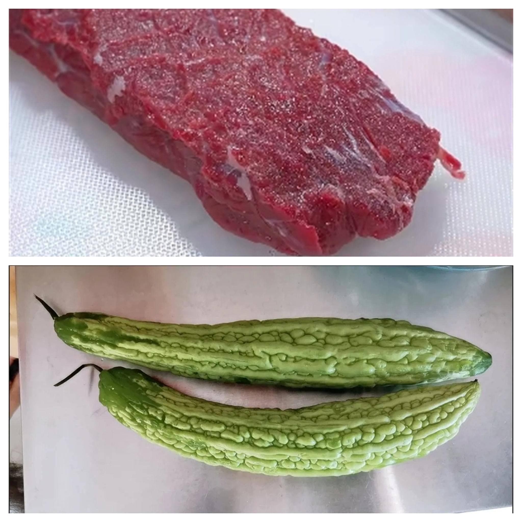 苦瓜炒牛肉的秘诀，选牛里脊，加小炒酱，简单又好吃！