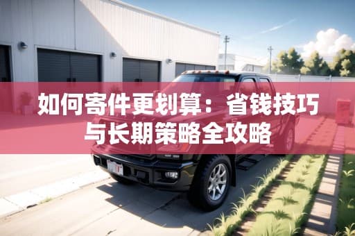 寄件省钱全攻略：从新手到高手的实用指南