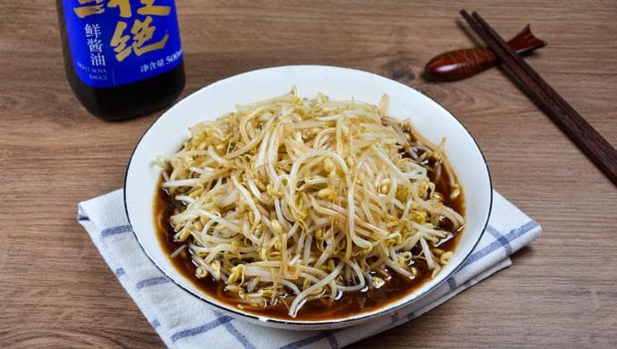 脆嫩开胃的醋溜绿豆芽