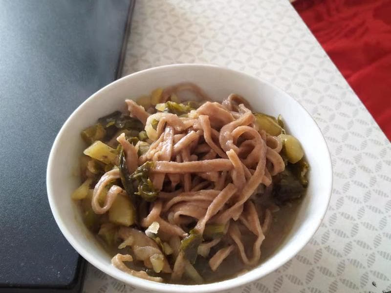 纯荞麦面条（筋道顺滑）制作教程