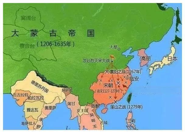 忽必烈是如何征服南宋建立元朝的？