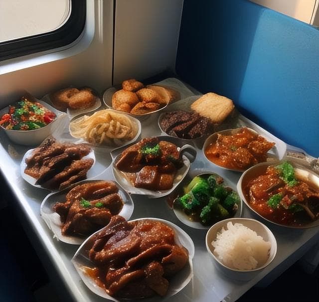 返工潮中的美食革命：高铁车厢变身移动“流水席”