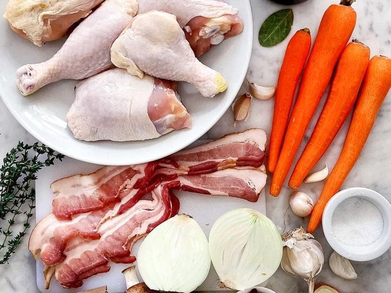法式红酒烩鸡（Coq au Vin）