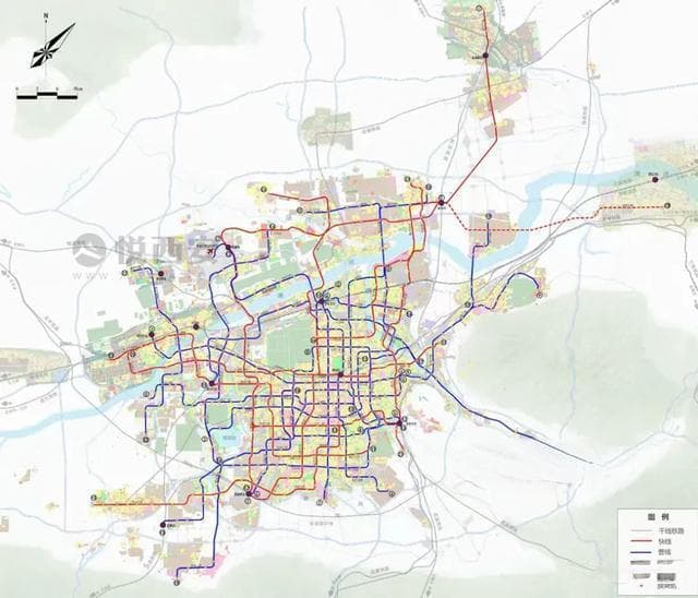 西安地铁2号线最新线路图出炉，南北延段一站直达！