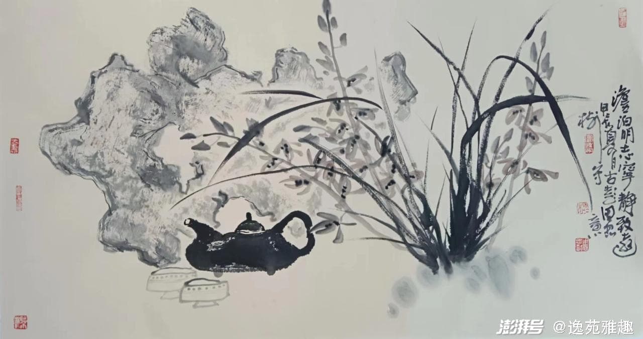周忠树花鸟画作赏析：笔墨抒怀，意境深远，诗意盎然