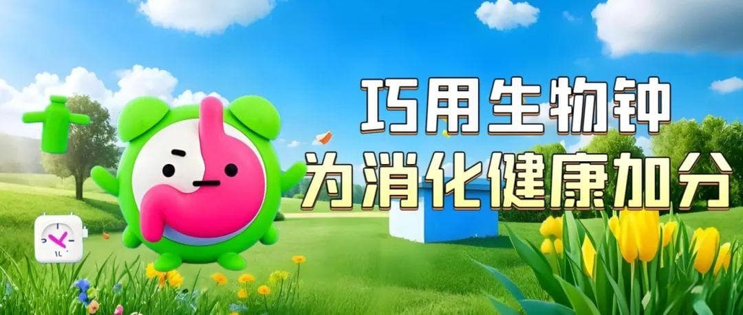 巧用生物钟，为消化健康加分