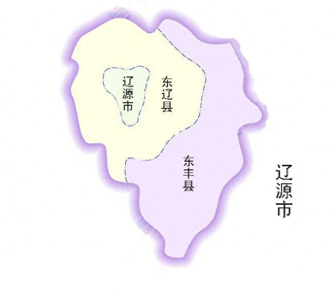 五山一水四分田的辽源地图及其简介