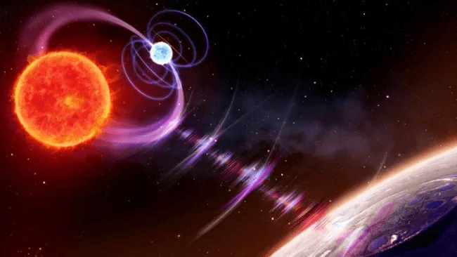 天文学家破解神秘重复无线电信号之谜：源自白矮星与红矮星双星系统