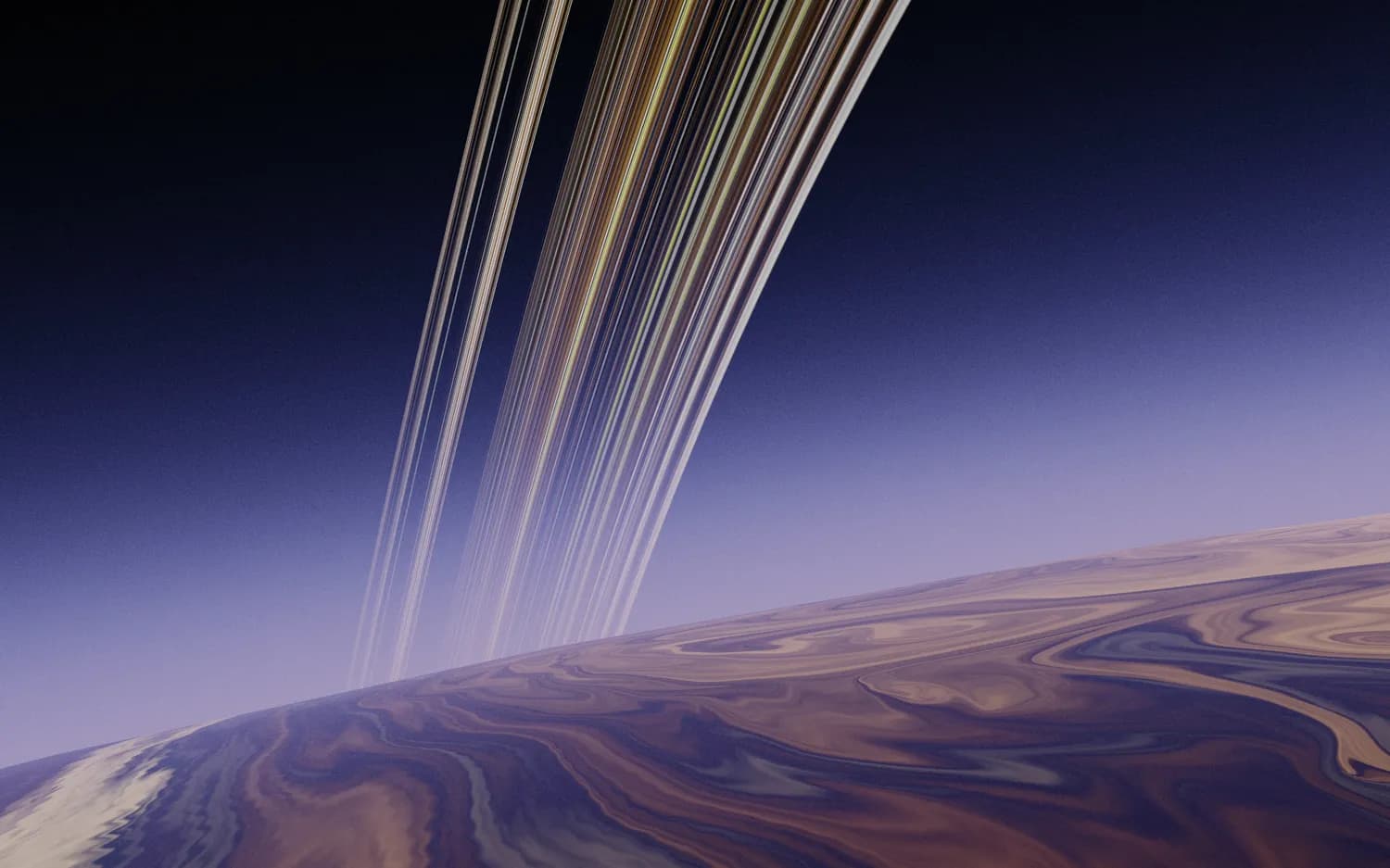 卡西尼号揭秘：土星环的年龄、构成与消失之谜
