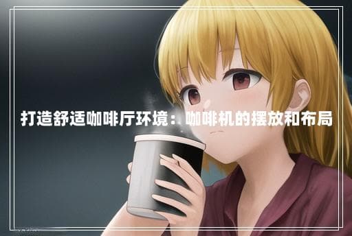 打造舒适咖啡厅环境：咖啡机的摆放和布局