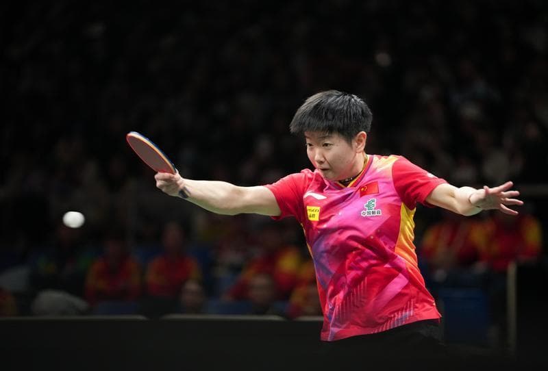 孙颖莎、王楚钦奥运之后首次搭档，国乒一日取两胜