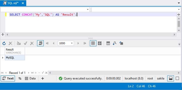 MySQL CONCAT函数：如何在MySQL中拼接字符串