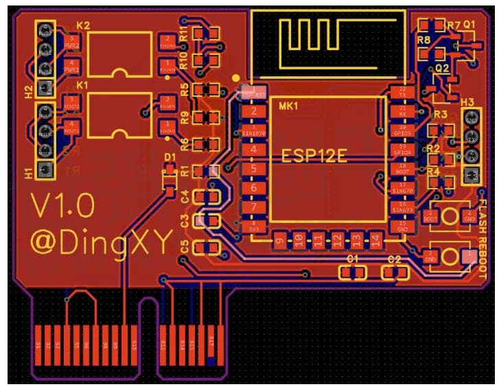 使用ESP-12F制作WiFi远程开机卡
