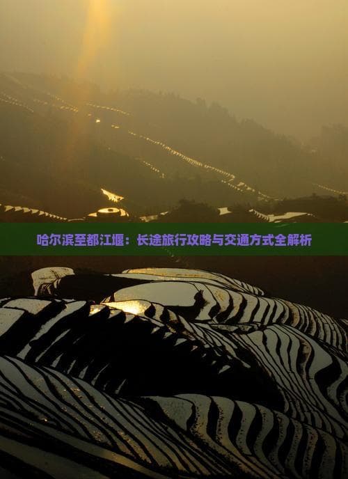 哈尔滨至都江堰：长途旅行攻略与交通方式全解析