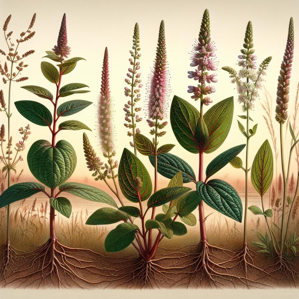 蓼属植物分类特征与常见种类 | 生长习性及药用价值解析