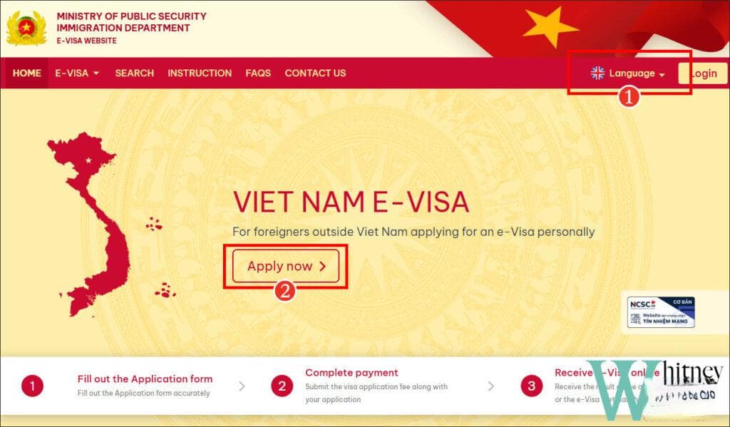 越南签证 / 电子签证 / 线上办理 / 线上表格教学攻略