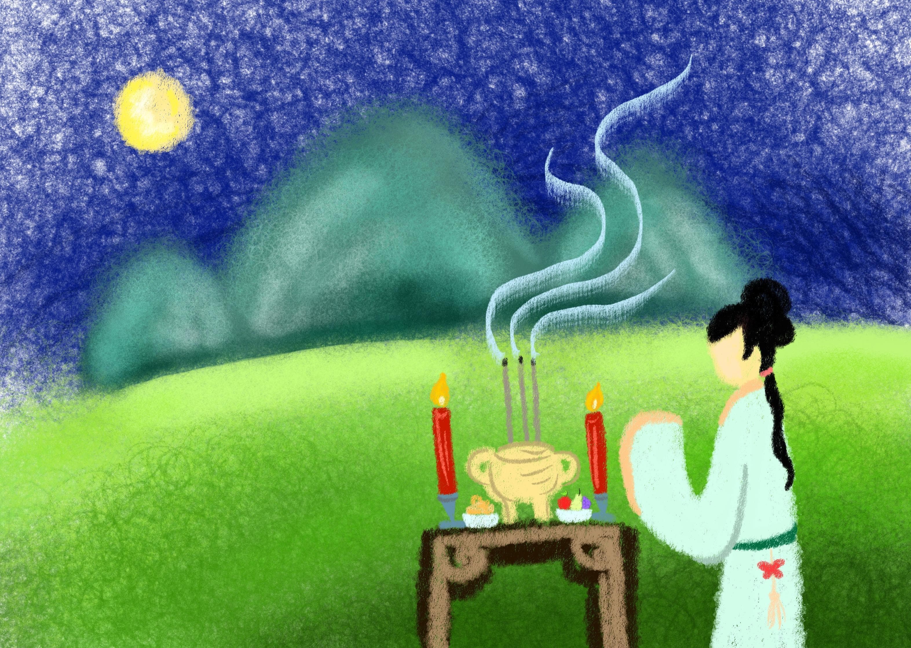 漫画图说上海人如何过中秋