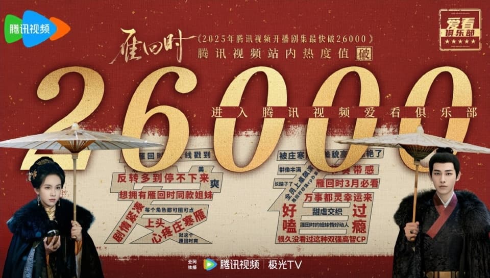 于正夸陈都灵《雁回时》会像《九重紫》大爆，却说演员根本不重要