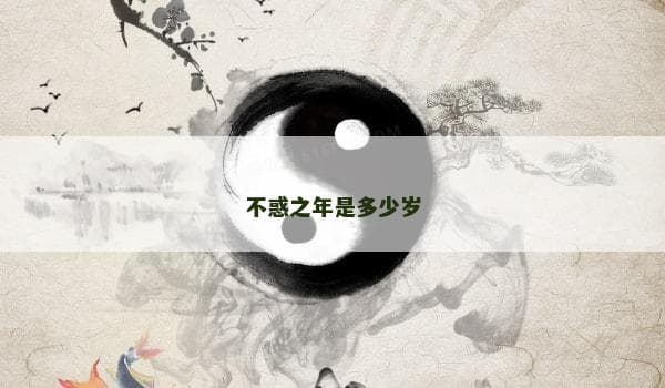 不惑之年：四十岁的智慧与成熟