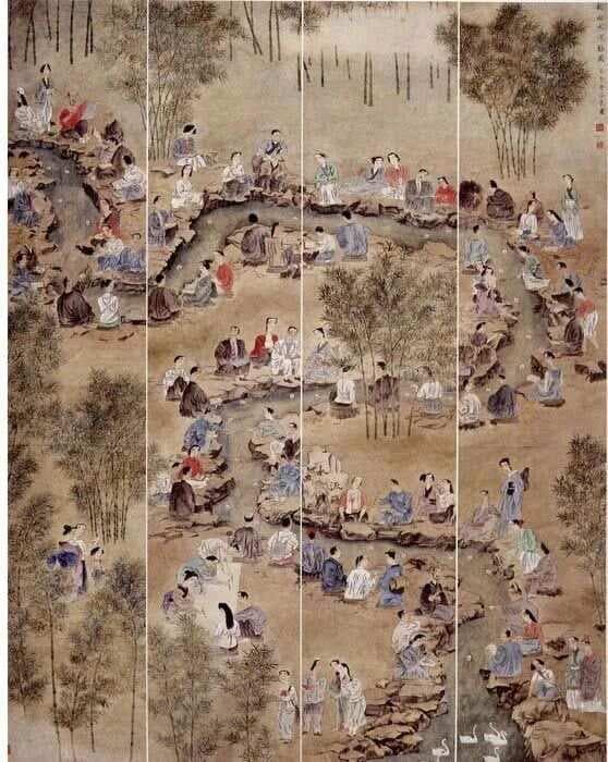 中国文化史上三次著名雅集：兰亭、西园与玉山