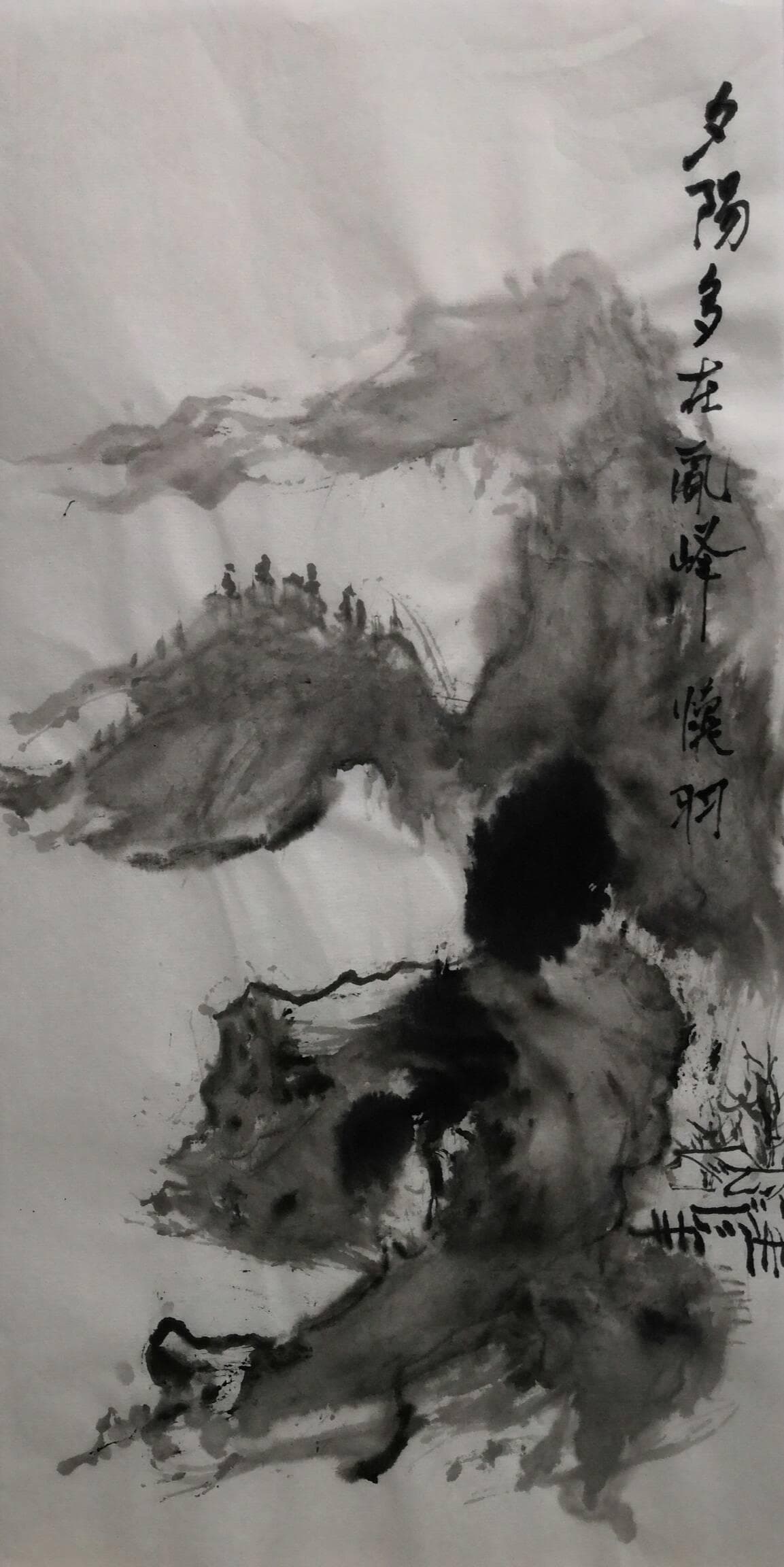 墨色层次的艺术：探索国画中的深邃与韵味