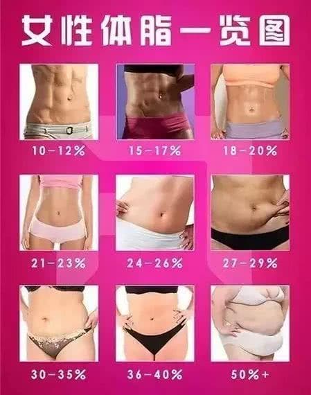女生体脂12是什么概念,什么是体脂率？