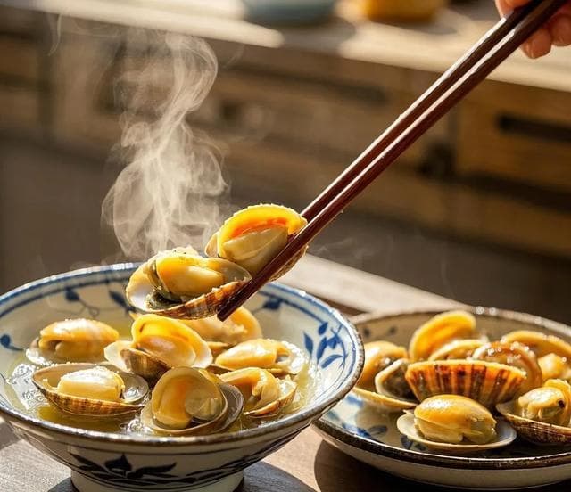 读秒出锅的美味秘诀：探秘温州血蛤的烹饪艺术与文化魅力