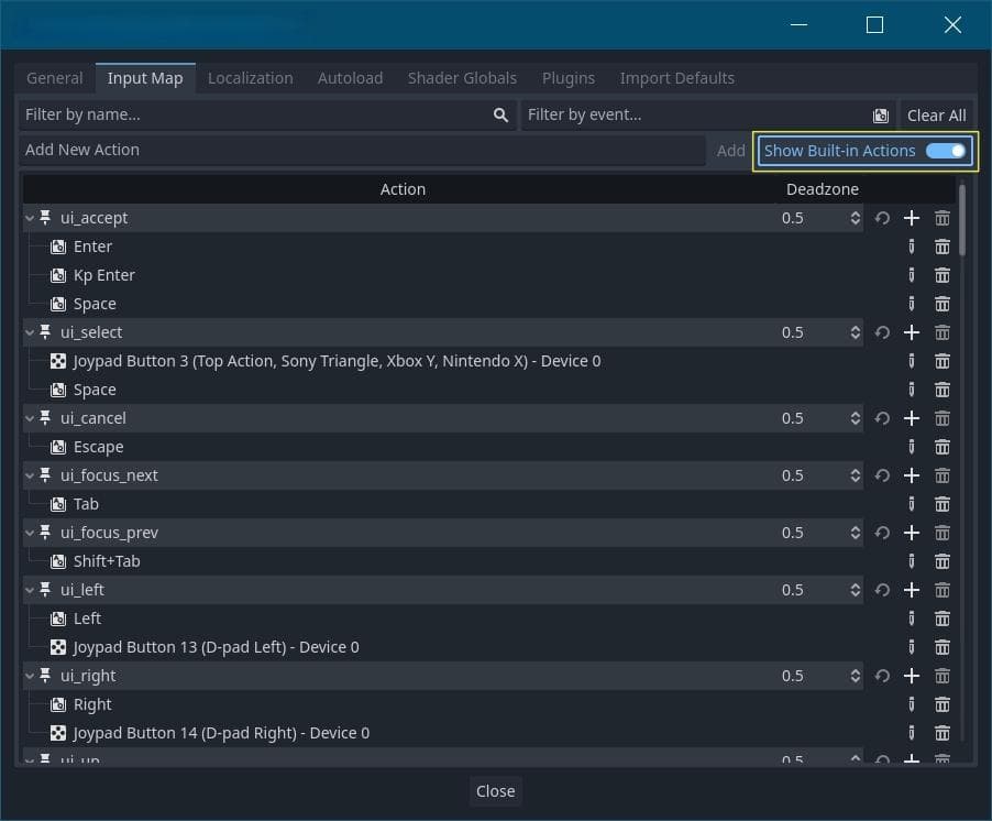 Godot 游戏引擎 v4.3 输入事件处理教程
