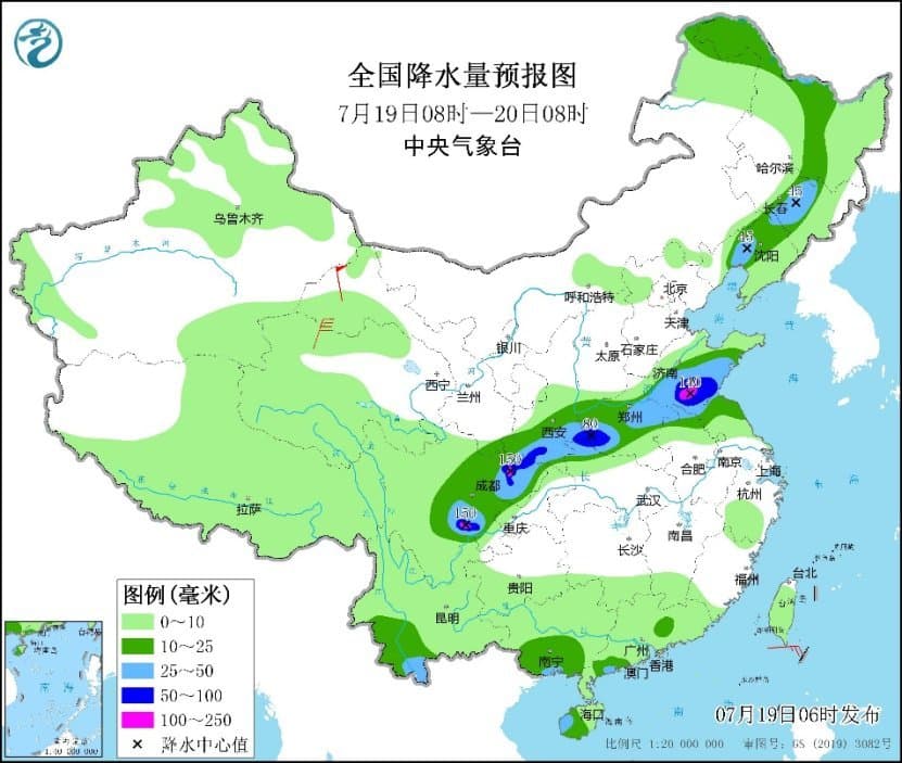 中央气象台继续发布暴雨、强对流预警！气象专家：冷暖气流交汇导致暴雨形成