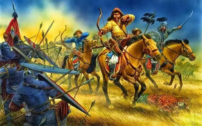 蒙古西征波兰：位于欧洲的波兰，曾与蒙古骑兵爆发三次战争