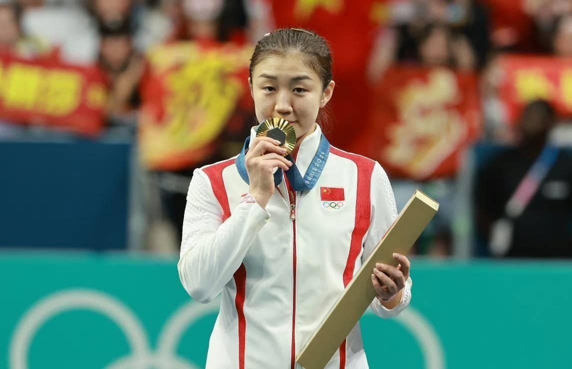 陈梦巴黎奥运会女单夺冠之路：卫冕冠军展现超强实力