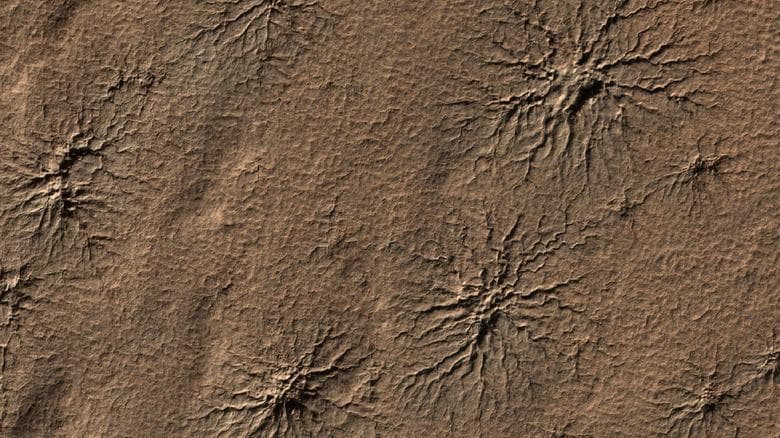火星地质“蜘蛛”奇观，地球上竟有重现实验