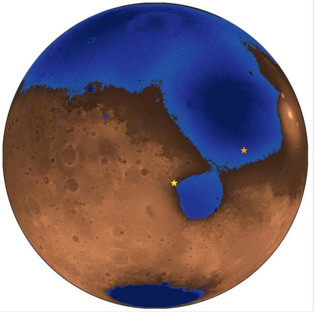火星上曾有一片"马尔代夫"，广州大学研究团队新发现