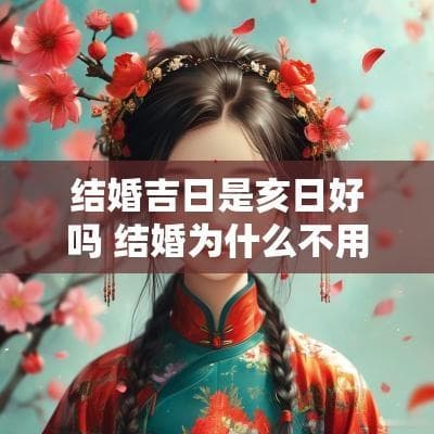 结婚吉日是亥日好吗 结婚为什么不用亥日