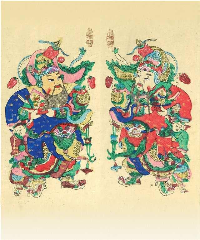 川渝年画版画“碰撞记”