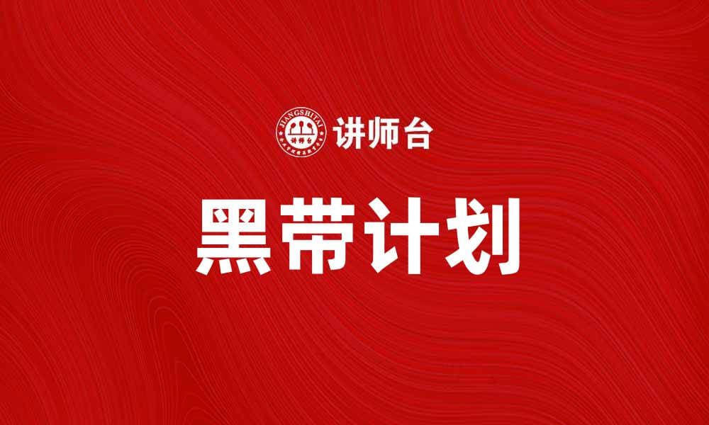 黑带计划：助你快速提升武术水平的秘诀