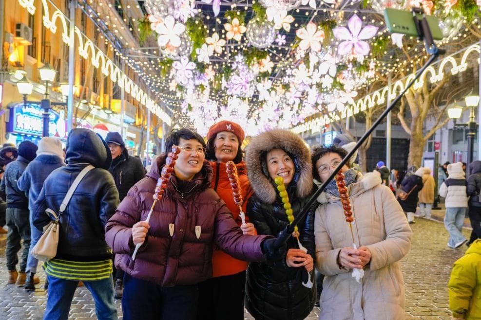 哈尔滨春节期间游客总量增长超两成