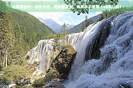 去草原旅行：英语作文、朋友圈文案、唯美句子集锦（50字以内）
