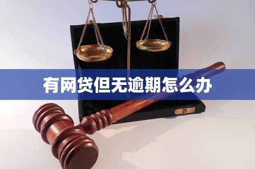 有网贷但无逾期怎么办？