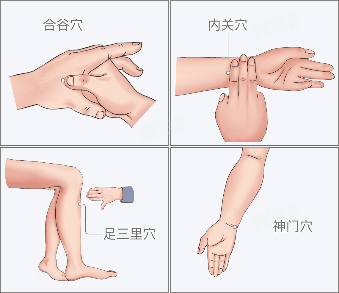 缓解晕车按摩哪个部位