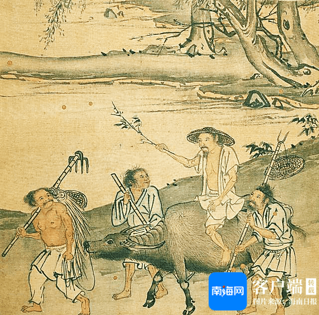 古画中的渔樵耕读：传统文化中的隐逸理想与田园生活