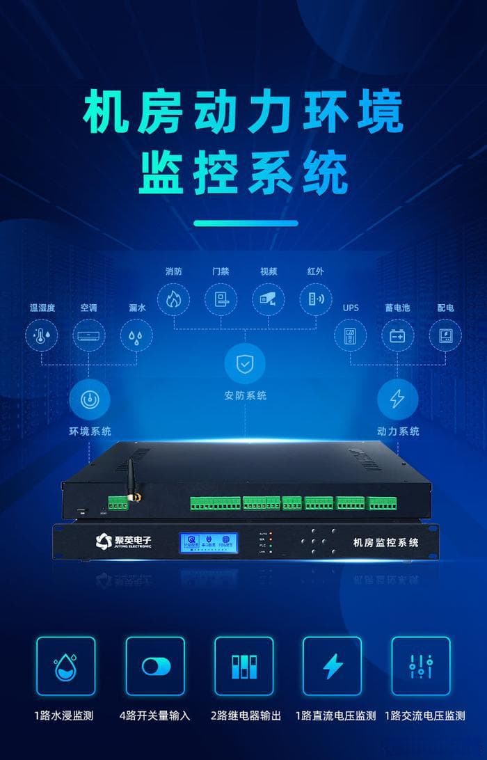 【智慧机房】弱电机房动环监控系统，实现机房无人化值守