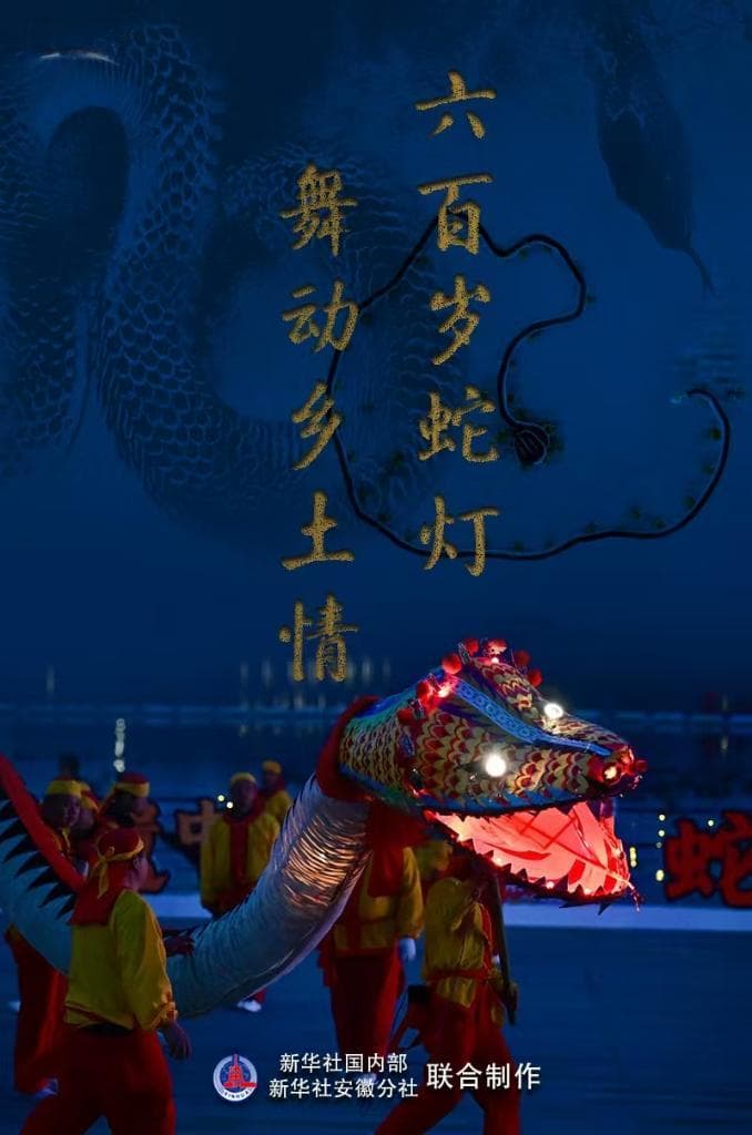 六百岁蛇灯舞动乡土情