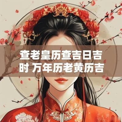 查老皇历查吉日吉时 万年历老黄历吉日吉时查