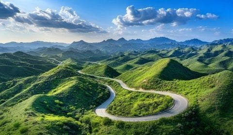 河北邢台周公山自驾游攻略：88道弯的浪漫之旅