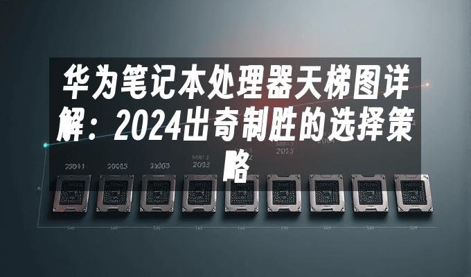 华为笔记本处理器天梯图详解：2024出奇制胜的选择策略