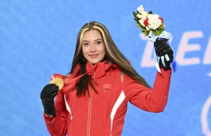中国滑雪运动员谷爱凌，成功跻身全球女运动员收入榜第二