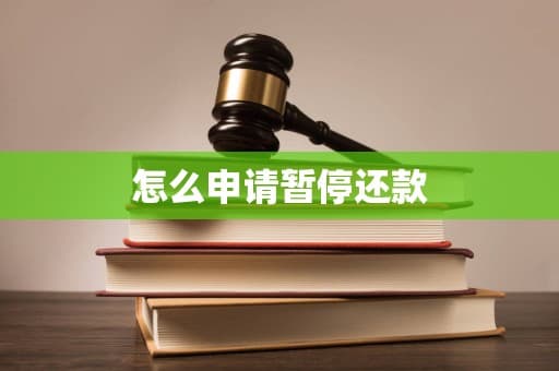 怎么申请暂停还款