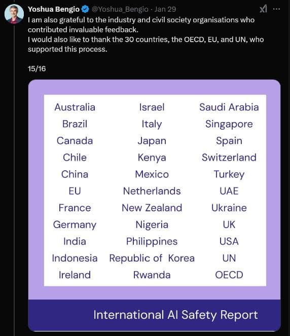 重磅！首份国际AI安全报告发布，中国学者深度参与
