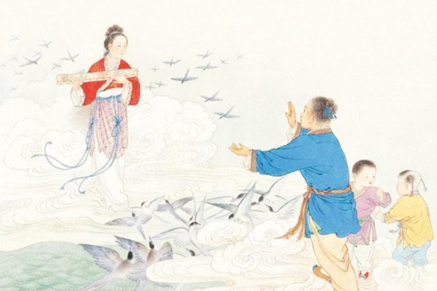 汉朝佚名的七夕诗，乃是情诗无冕之王，连秦观《鹊桥仙》都曾引用